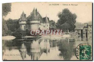 Old Postcard La Fleche Castle Bazouges