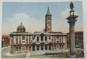 Basilica of St Maria Maggiore Rome Italy Europe Vintage Postcard