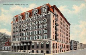 C56/ Charleston West Virginia WV Postcard 1912 Hotel Kanawha Building