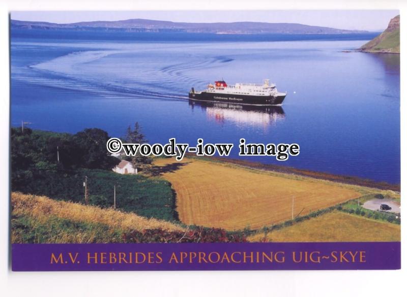 FE0602 - Caledonian MacBrayne Ferry - Hebrides , built 2001 - postcard