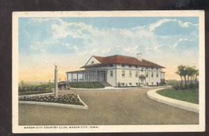 MASON CITY IOWA MASON CITY COUNTRY CLUB GOLF COURSE VINTAGE POSTCARD