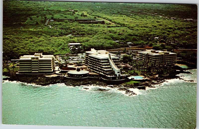 Postcard HOTEL SCENE Kailua Kona Hawaii HI AL9519