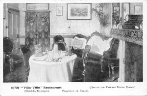 BR65805 villa villa restaurant hotel des etrangers london  uk