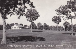 Iowa Eldora Pine Lake Country Club 1947 Real Photo