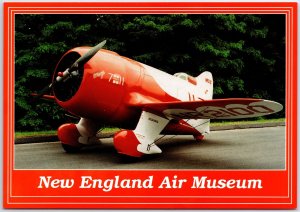 VINTAGE CONTINENTAL SIZE POSTCARD THE NEW ENGLAND AIR MUSEUM WINDSOR LOCKS CT