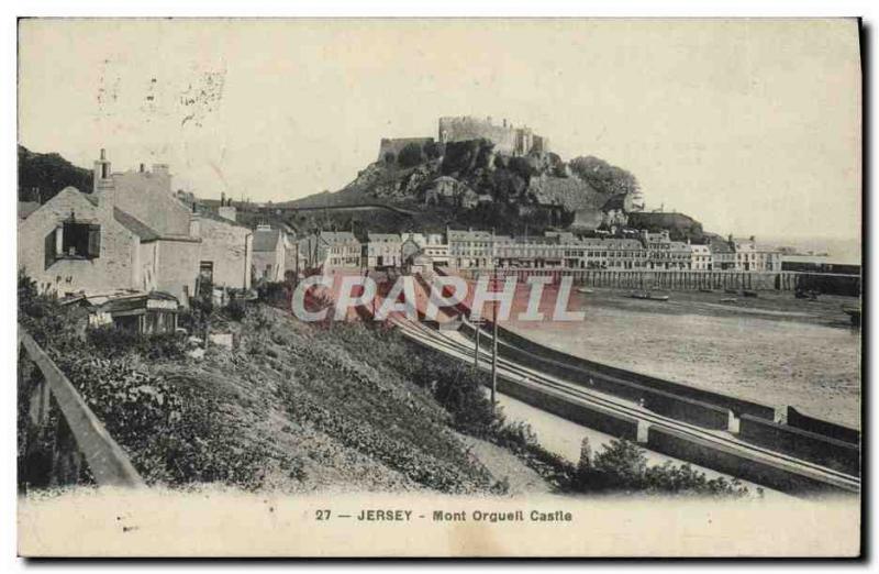 CPA Jersey Mont Orgueil Castle