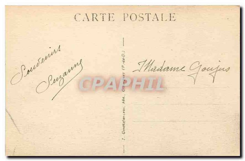 Old Postcard Auvergne Chateau de Tournoel