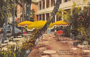 Garden Patio, Royal Victoria Hotel Nassau in the Bahamas Unused 