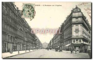 Paris - 8 - L & # & # 39Avenue of 39Opera Old Postcard -