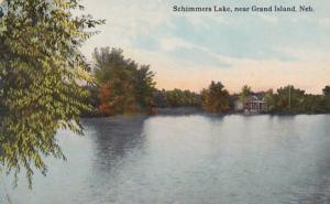 Nebraska Grand Island Scene On Schimmers lake Curteich
