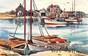 Lewis Bay, Hyannis, Cape Cod Mass USA Robert Brooks Ship Unused 