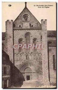 Postcard Old St Yrieix (Haute Vienne) Gate Church