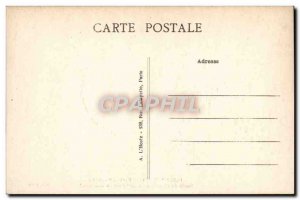 Old Postcard Fleurines Foret d & # 39Halatte Fleurines Road at Crossroads Cou...