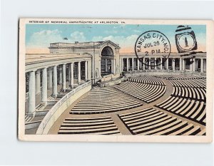 Postcard Interior Of Memorial Amphitheatre At Arlington Virginia USA