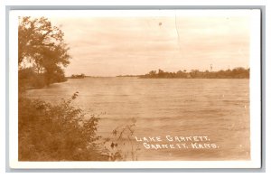 c1950 Postcard KS Lake Garnett Kansas Vintage Standard View RPPC Card 