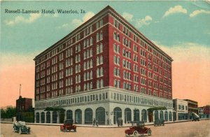 Russell-Lamson Hotel, Waterloo, Iowa Vintage Postcard