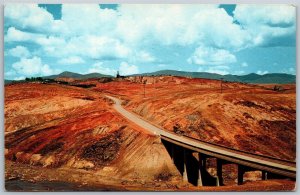 Vtg Copperhill Tennessee TN US 64 Through Copper Basin Near Ducktown Postcard