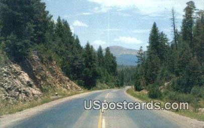 US Highway 70 in Dark Canyon, New Mexico