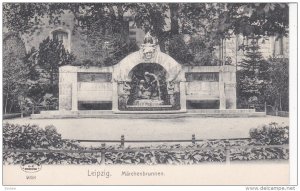 LEIPZIG, Germany, 1900-1910´s; Marchenbrunnen