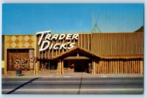 Reno Nevada NV Postcard Trader Dick's South Sea Island Restaurant c1960 Vintage