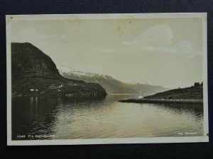 Norway LIGHTHOUSE Fra Sognefjorden - Old RP Postcard
