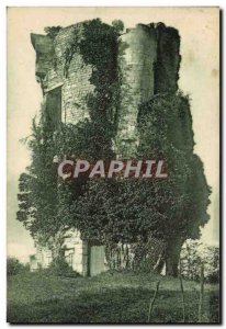 Old Postcard Saintes surroundings Tailleboug Remains of the castle Saint Louis