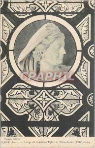 Postcard Old Clery (Loiret) Virgin of the ancient Church of Saint Andre (XIII...