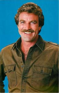 Tom Selleck Original 1980s Postcard #1
