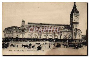 Old Postcard Paris (XII) The Gare de Lyon