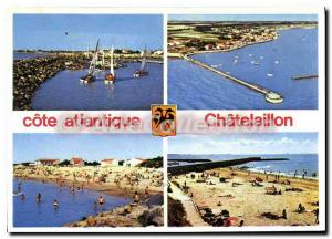 Modern Postcard Chatelaillon The Port And The Beach The Boucholeurs