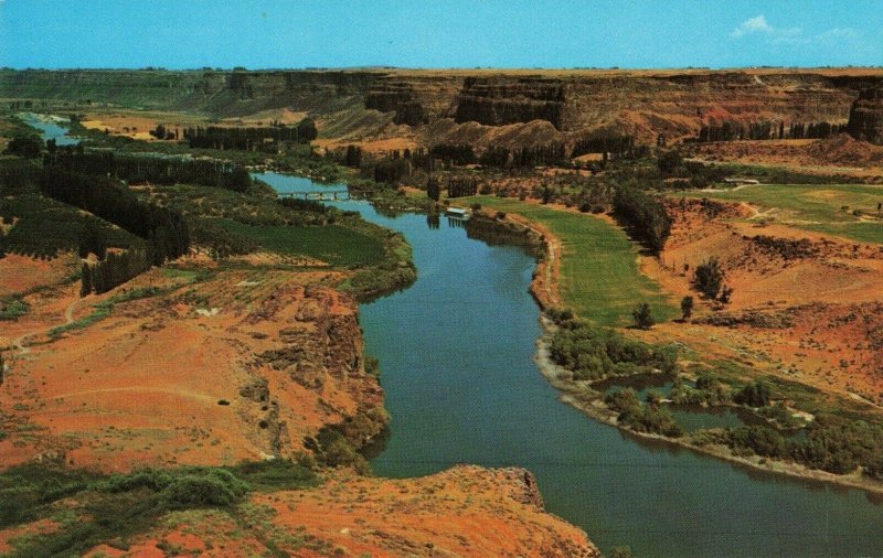 Postcard Snake River Canyon Idaho