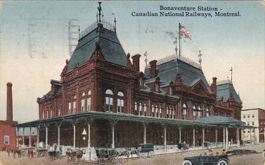 Canada Canadian National Railways Bonaventure Station Montreal 1926