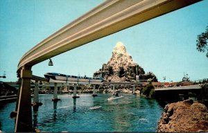 Disneyland Monorail and Matterhorn Mountain