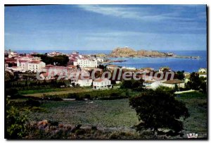 Postcard Modern Ile Rousse View Of The City