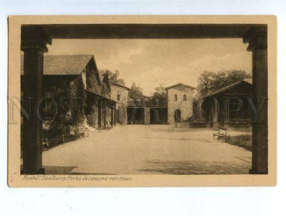 158488 Germany GRUSS von der SAALBURG im Taunus Fort Kastell