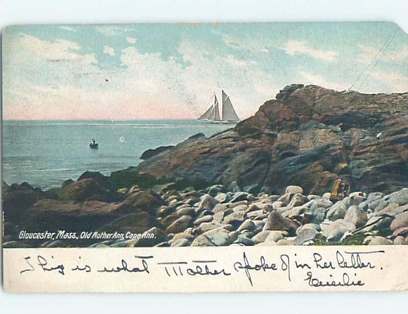 Pre-1907 WATER SCENE Gloucester Massachusetts MA A0949