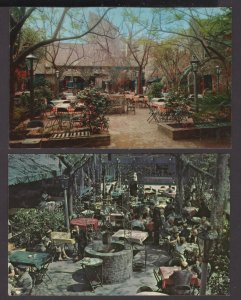 2 PCs Louisiana NEW ORLEANS interiors Court of Two Sisters, 613 Royal Street