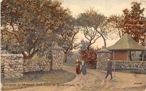 Entrance to Mohawk Golf Club Schenectady, New York  