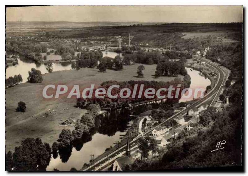 Postcard Modern Jeufosse (S and O) hard View the Seine and Bonnieres