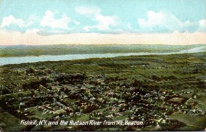 New York Fishkill and Hudson River From Mt Beacon