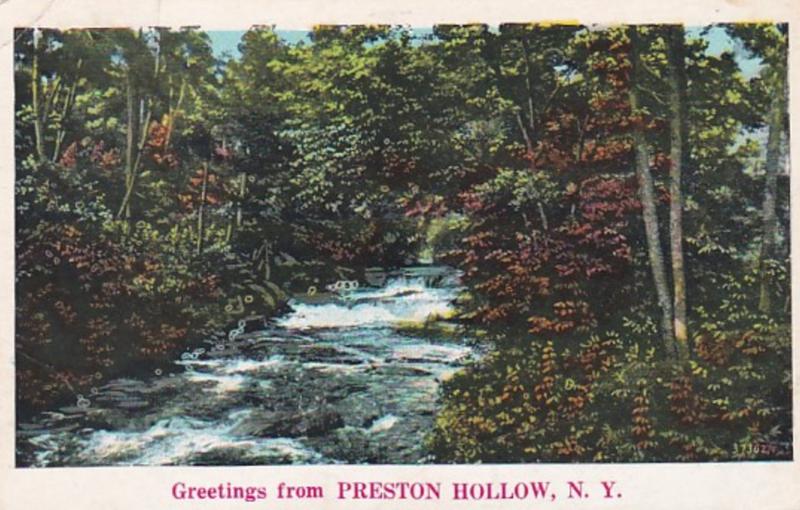 New York Greetings From Preston Hollow 1934