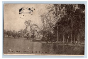 Vintage Crane Point Buckeye Lake, O Park Gazebo Postcard P172E