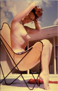 Nude Naked Topless Woman Posing