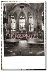 Old Postcard Notre Dame Interior Quelven