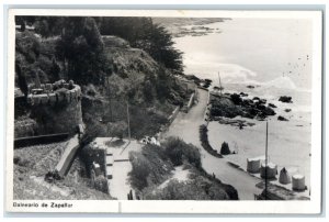 Brazil RPPC Photo Postcard Balneario De Zapallar c1950's Posted Vintage