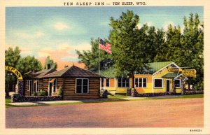 Wyoming Ten Sleep The Ten Sleep Inn Curteich