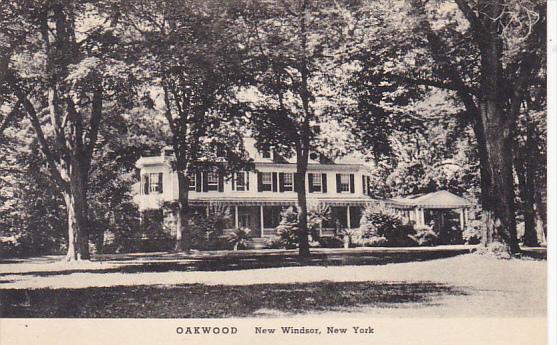 New York New Windsor Oakwood Colonial Estate Albertype