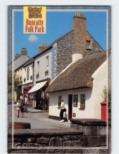 Postcard Bunratty Folk Park, Bunratty, Ireland