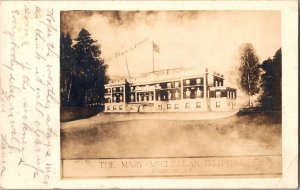 RPPC The Mary McClellan Hospital Cambridge NY c1925 Vintage Postcard R51