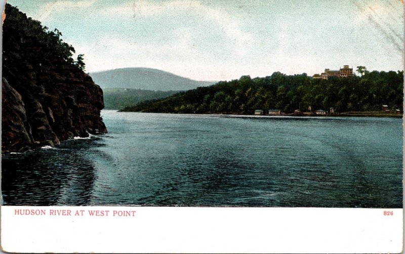 Hudson River West Point Antique Postcard UNP Unused DB Germany 